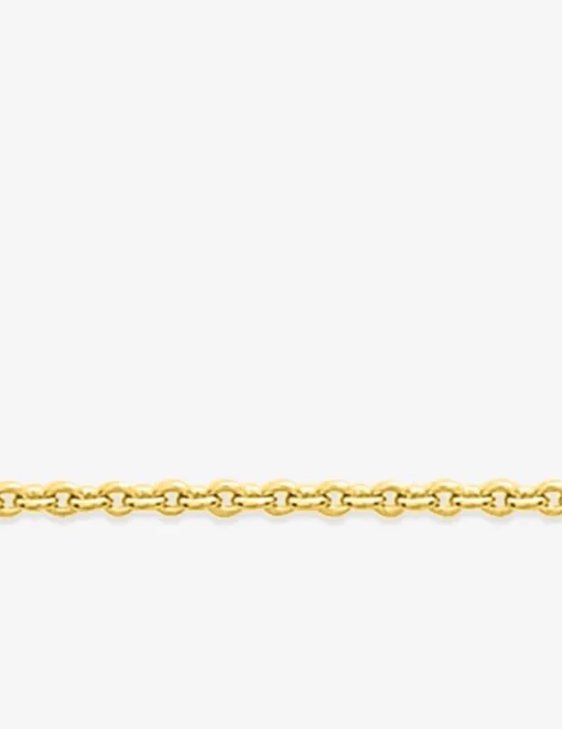 Collier chaîne forçat rond 1,75 mm plaqué or SO OR