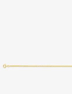 Collier chaîne gourmette diamantée 1,70 mm plaqué or SO OR