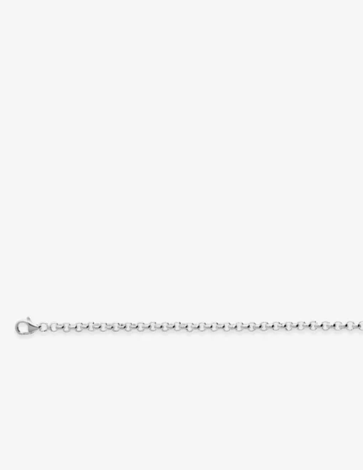 Collier chaîne jaseron argent 925‰ rhodié 3 mm SO OR