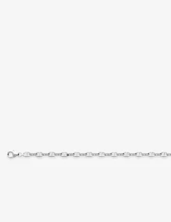 Collier chaîne marine 4 mm argent 925‰ rhodié SO OR