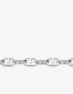 Collier chaîne marine 4 mm argent 925‰ rhodié SO OR