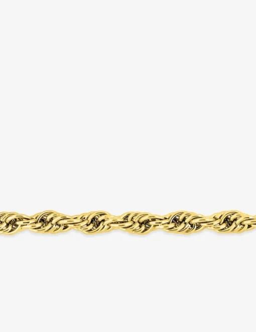 Collier chaîne singapour en acier doré SO OR
