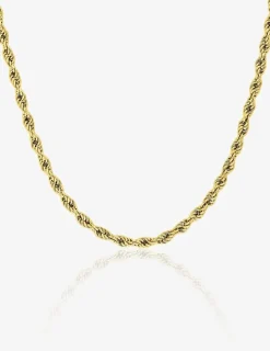 Collier chaîne singapour en acier doré SO OR