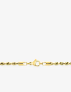 Collier chaîne singapour en acier doré SO OR