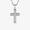 Collier croix acier SO OR