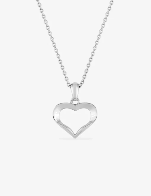 Collier cœur acier SO OR