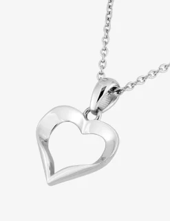 Collier cœur acier SO OR