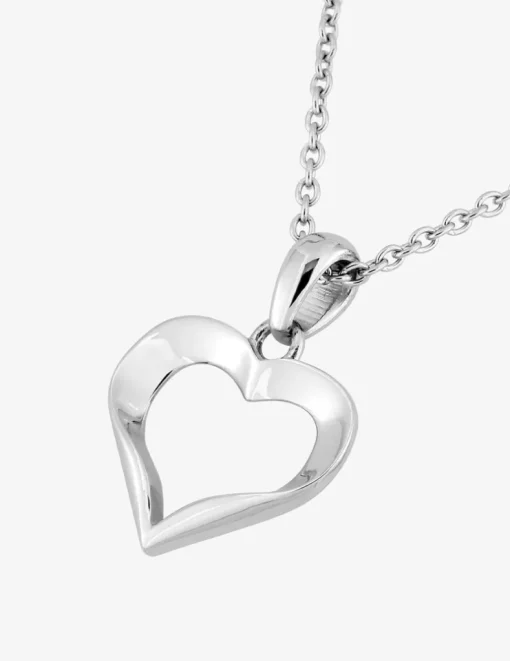 Collier cœur acier SO OR