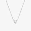 Collier cœur en argent 925 ‰ rhodié SO OR