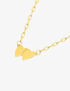 Collier cœur en or jaune 375‰ SO OR