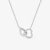 Collier cœurs entremêlés acier SO OR