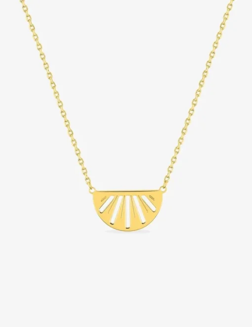 Collier demi-rond plaqué or SO OR