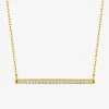 Collier en acier doré avec oxydes de zirconium SO OR
