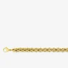 Collier en acier doré maille fantaisie SO OR