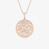 Collier en acier rose SO OR