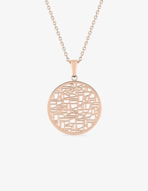 Collier en acier rose SO OR