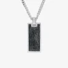 Collier en argent 925 ‰ rhodié avec pendentif SO OR