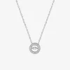 Collier en argent 925 ‰ rhodié, oxydes de zirconium SO OR