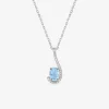 Collier en argent 925 ‰ rhodié, oxydes de zirconium bicolores SO OR