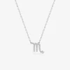 Collier en argent 925‰ oxyde blanc zodiaque scorpion SO OR