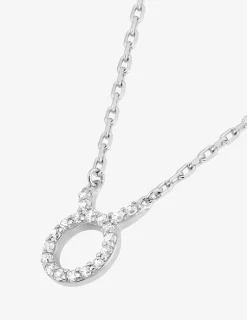 Collier en argent 925‰ oxyde blanc zodiaque taureau SO OR
