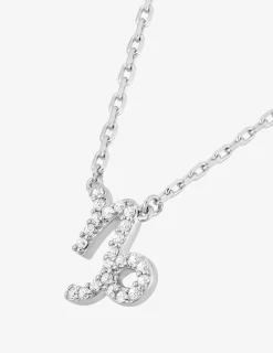Collier en argent 925‰ oxyde blanc zodiaque capricorne SO OR