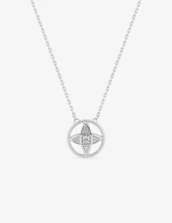 Collier en argent 925‰ rhodié et oxyde de zirconium SO OR