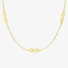 Collier en or jaune 750 ‰ avec motifs infinis SO OR
