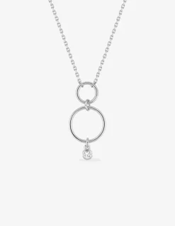 Collier fantaisie argent 925 ‰ rhodié et oxyde de zirconium SO OR