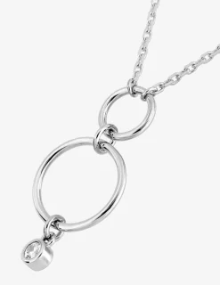Collier fantaisie argent 925 ‰ rhodié et oxyde de zirconium SO OR