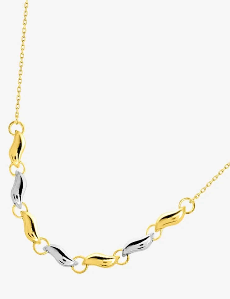 Collier fantaisie bicolore 375 ‰ SO OR