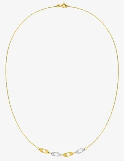 Collier fantaisie bicolore 375 ‰ SO OR