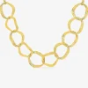 Collier fantaisie en acier doré SO OR