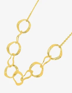 Collier fantaisie en acier doré SO OR
