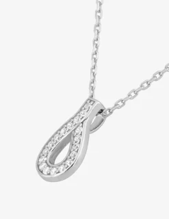 Collier fantaisie en argent 925‰ rhodié et oxyde de zirconium SO OR