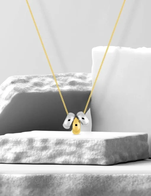 Collier fantaisie or jaune 375 ‰ SO OR