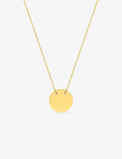 Collier fantaisie pastille or jaune 750 ‰ SO OR