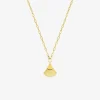 Collier feuille or jaune 750‰ SO OR