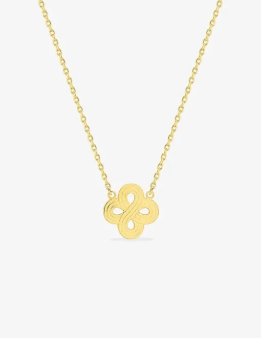 Collier fleur plaqué or SO OR