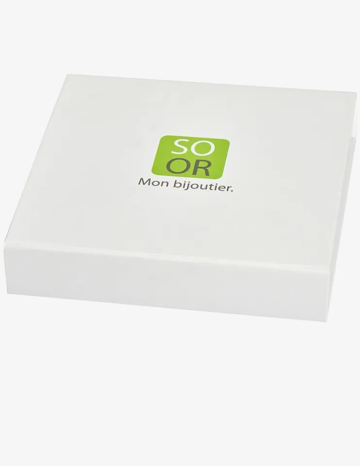 Collier glitter bicolore or 375 ‰ SO OR