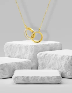 Collier glitter or jaune 375 ‰ SO OR