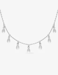Collier gouttes argent 925‰ rhodié SO OR