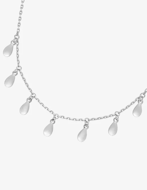 Collier gouttes argent 925‰ rhodié SO OR