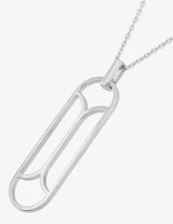 Collier graphique Argent 925‰ rhodié SO OR