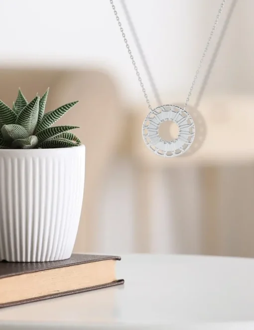 Collier Graphique en argent SO OR