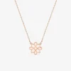 Collier Harmonie Or rose 375‰ et laque ivoire SO OR
