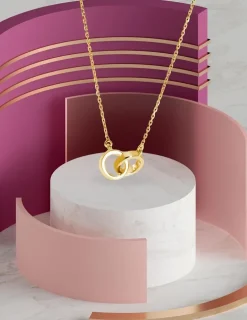 Collier Je te tiens or jaune 750‰ SO OR