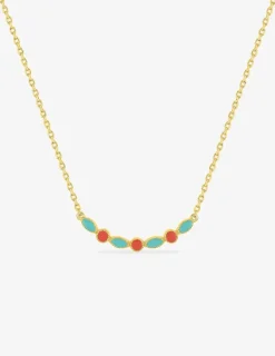 Collier laqué plaqué or SO OR