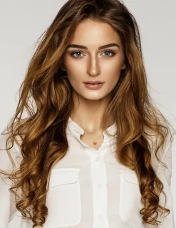 Collier Lucky Or jaune 375‰ et laque corail SO OR