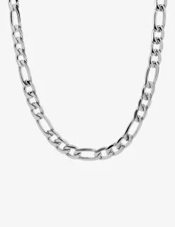 Collier maille alternée 1+3 5 mm acier SO OR